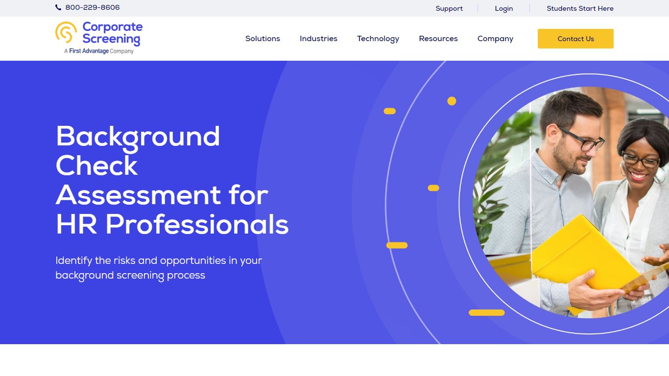 Background Check Assessment - Corporate Screening